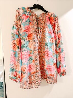 Johnny Was Rose Narcisa Blouse